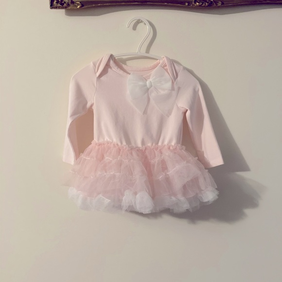 First Impressions • Baby Ballet Outfit Light Pink with Tutu Size 3-6 Months - Picture 2 of 8